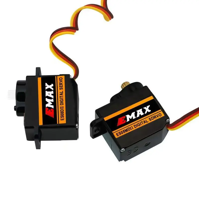 Original Emax ES08MD II 4-6.0V 2kg Metal Gear Mini Digital Servo Futaba/JR Plug For TREX 450 Airplane Helicopter Accessories - view 5