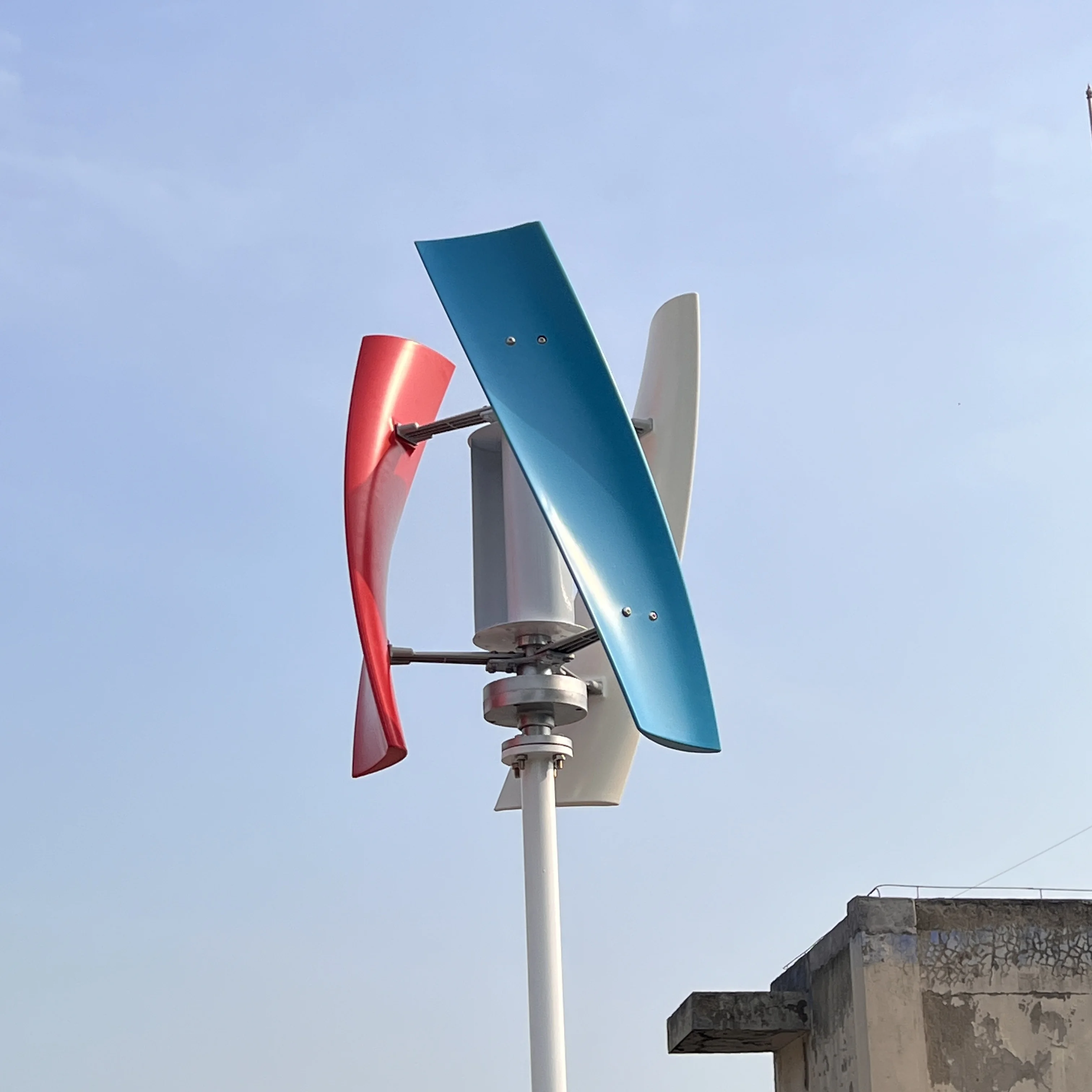 Wind Turbine 5KW 8KW 12V 24V 48V Vertical Axis Ｗind generator Ｗith MPPT Wind Controller Low Wind Start Household Engineering