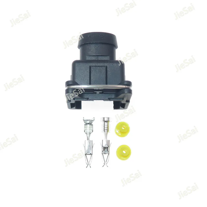827551-3 828657-3 Automotive 2 Pin EV1 Fuel Pump Injector Harness Connector