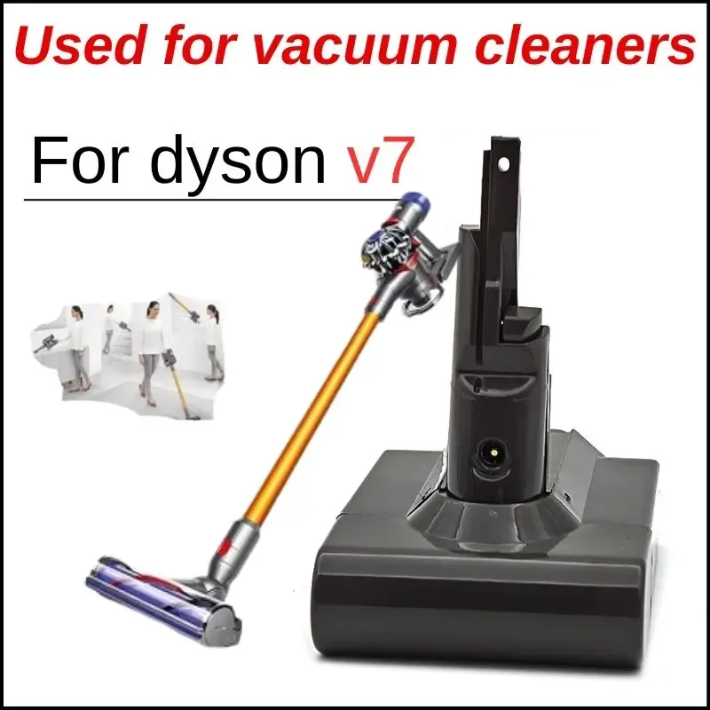 

12800 мАч для Dyson V7 21,6 В, сменный аккумулятор для ручного пылесоса большой емкости SV11