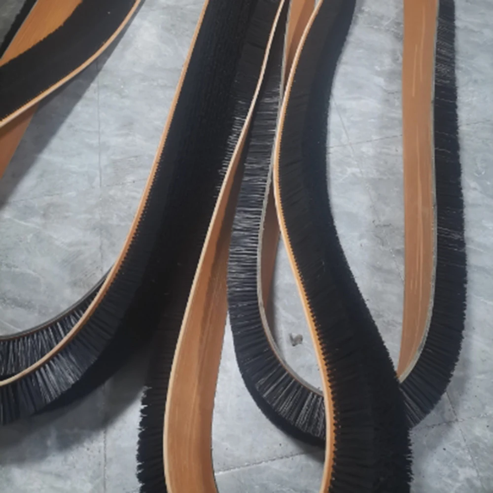 

Nylon Silk Strip Brush Round Industrial Belt Brush Production Line Cleaning Brush Industrial Dust Removal Conveyor Belt Brush