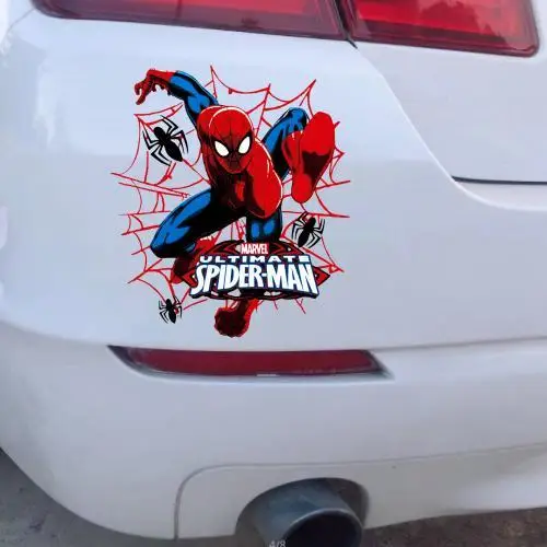 Spiderman car animation seamless sticker body sticker car door scar cover cover sticker motorcycle cartoon decoration gift