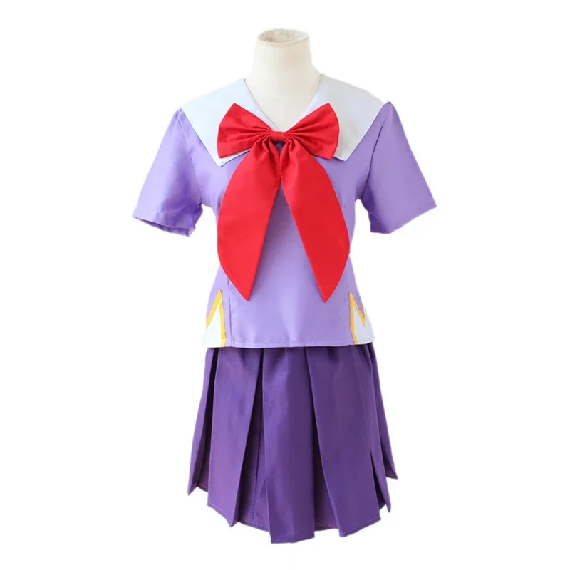 Mirai Nikki Sailor 2nd Gasai Yuno Cosplay Suit Costume Bow Tie Short Skirt Lolita Costumes Wig Carnival Girl Anime Cos Prop