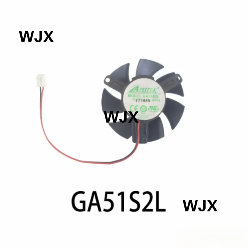 For Graphics card cooling fan APISTEK GA51S2L -NNTA 12V 0.13A 2Lines 47x47x10mm