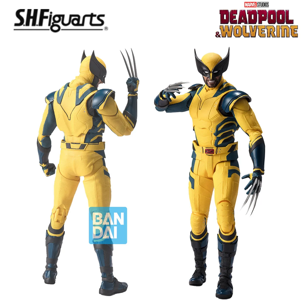 100% Original Bandai Spirits S.H.Figuarts Deadpool & Wolverine Wolverine Anime Figure Action Figure Collection Series