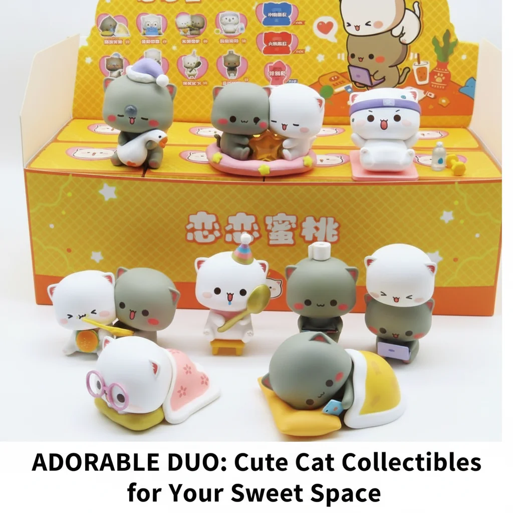Mitao Cat Blind Box Series 4 Blind Box Toys Figures Action Mystery Surprise Box Doll Ornament Home Derocation Birthday Gift