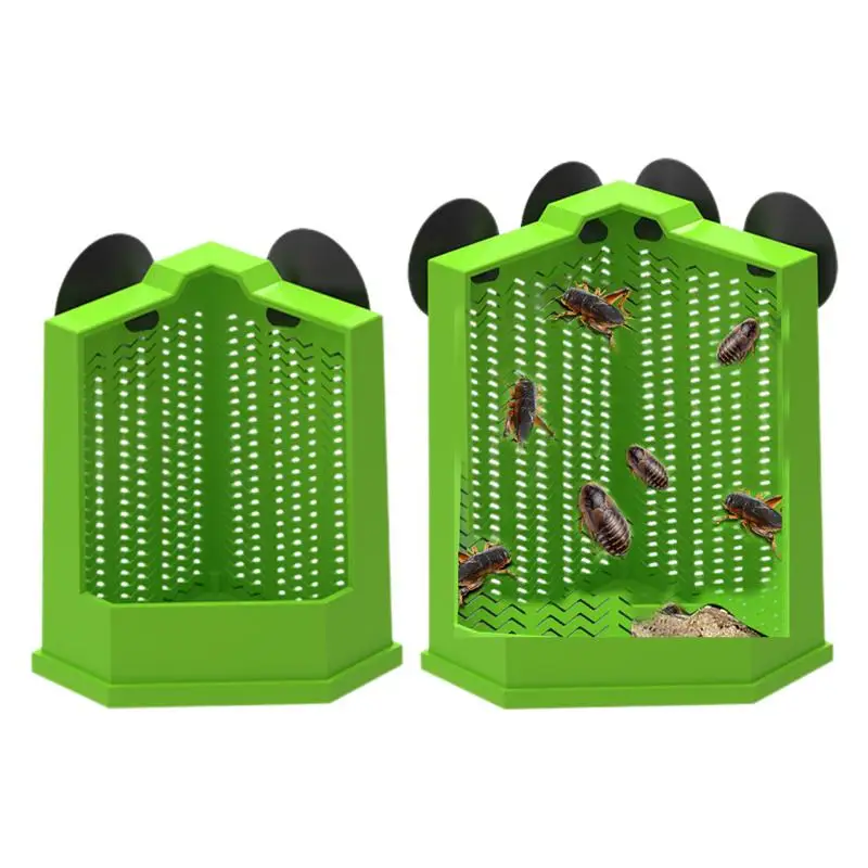 Reptile Food Bowl Reptile Feeding Bowls Suction Cup Gecko Food Dish Reptile Bowl Terrarium Feeding Dish Anti-Escape For Lizard