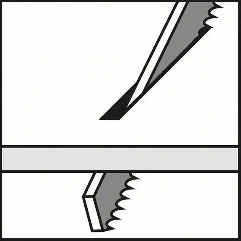 Hojas de sierra de sable alternante Hcs para poda de madera y plástico, hoja afilada 6TPI, PFZ480E, PFZ550E, PFZ600E, sierra de jardín, 150mm, 6"