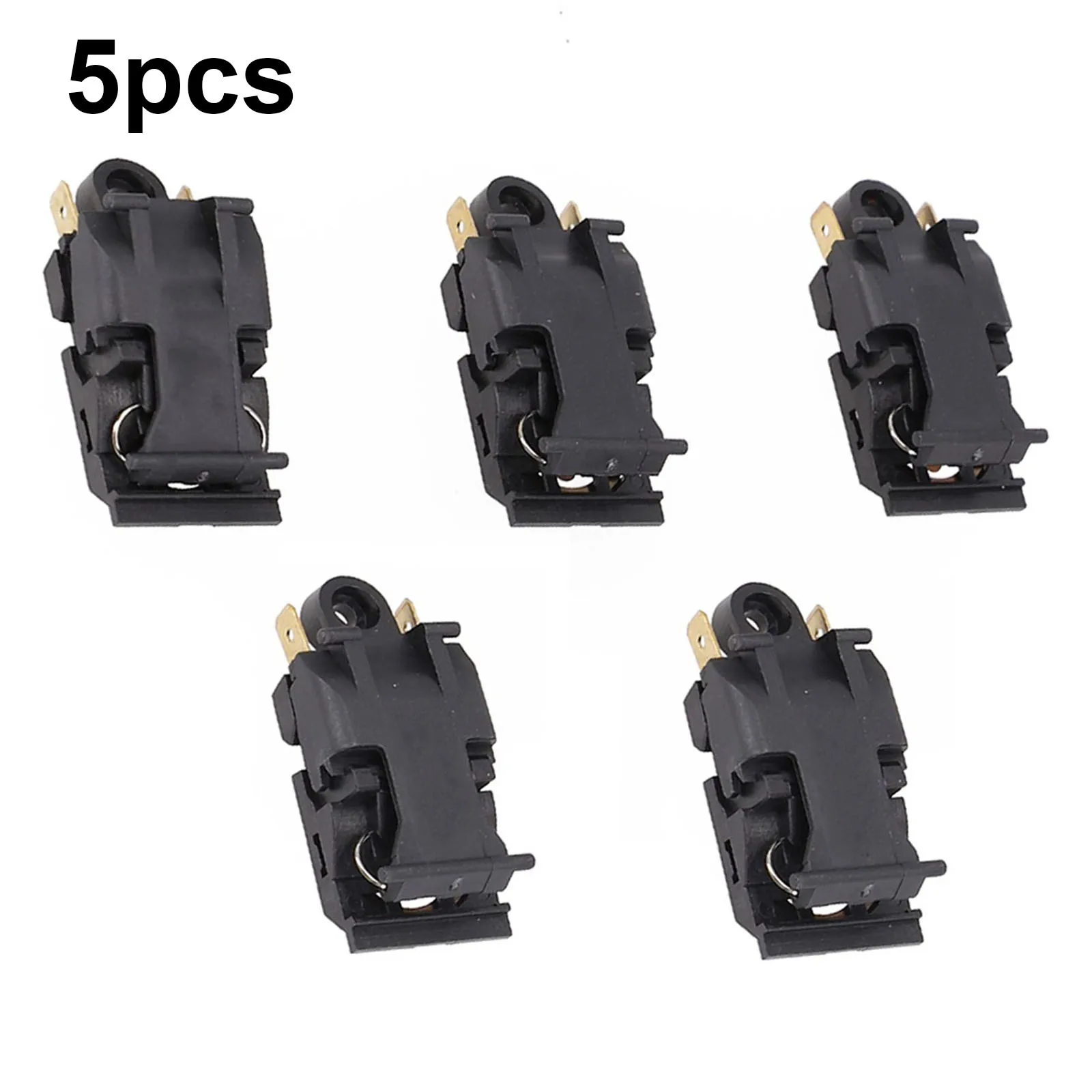 

Thermostat Switch Control Switches Steam Temperature Steam Accessor 16A 16A Power 250V 5PCS Black Plastic Power