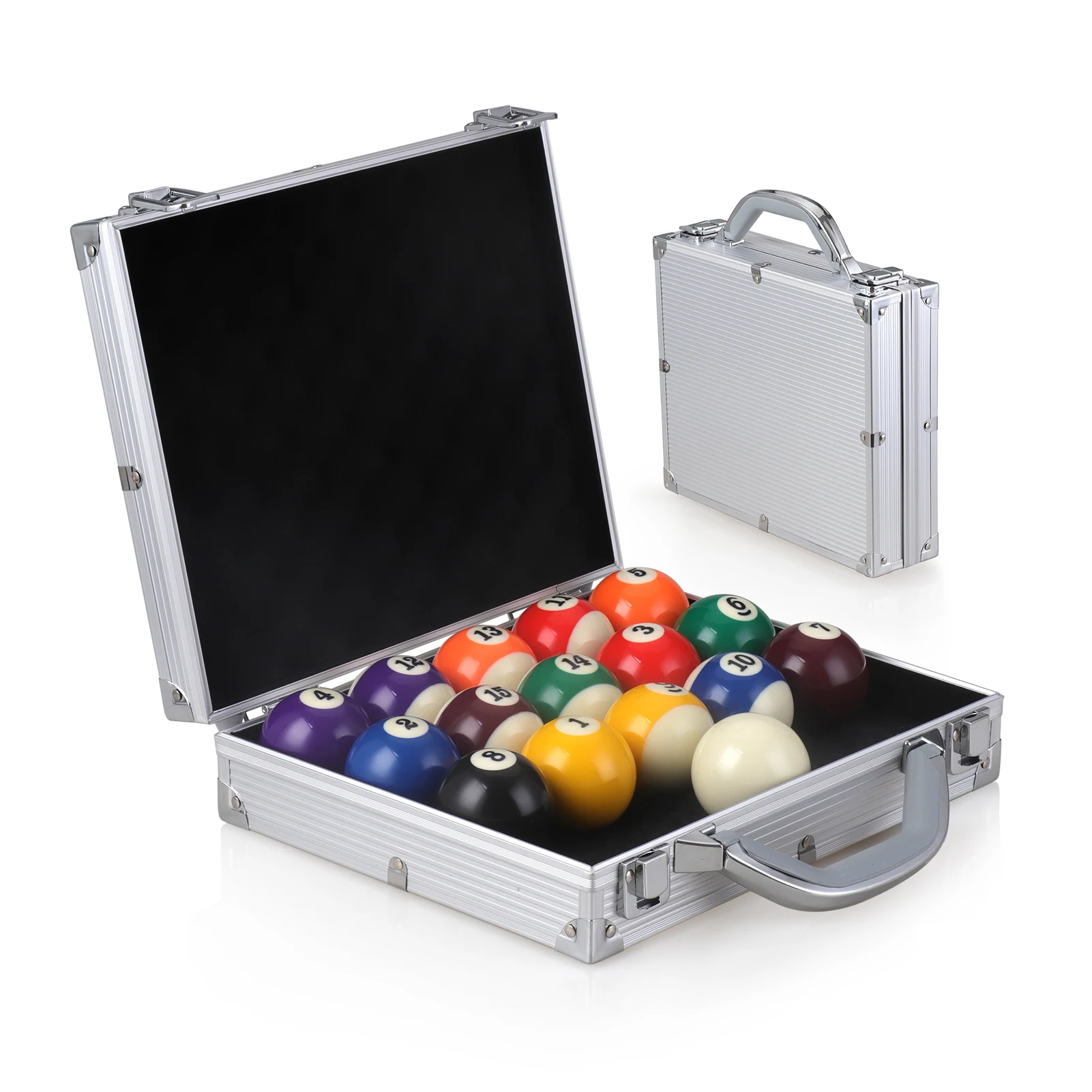 16/22 Balls Snooker Billiard Balls Storage Box Pool Carrying Case Accessory with Carry Handle Snooker Equipment
