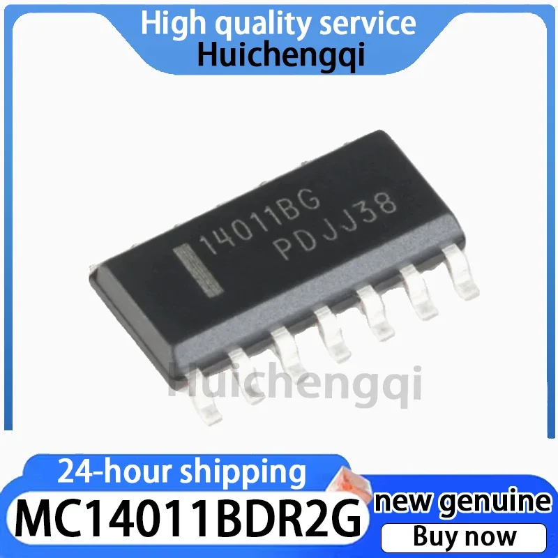 10PCS Original Genuine MC14011BDR2G SOIC-14 Four-way 2-input NAND Gate Chip with SMT Logic