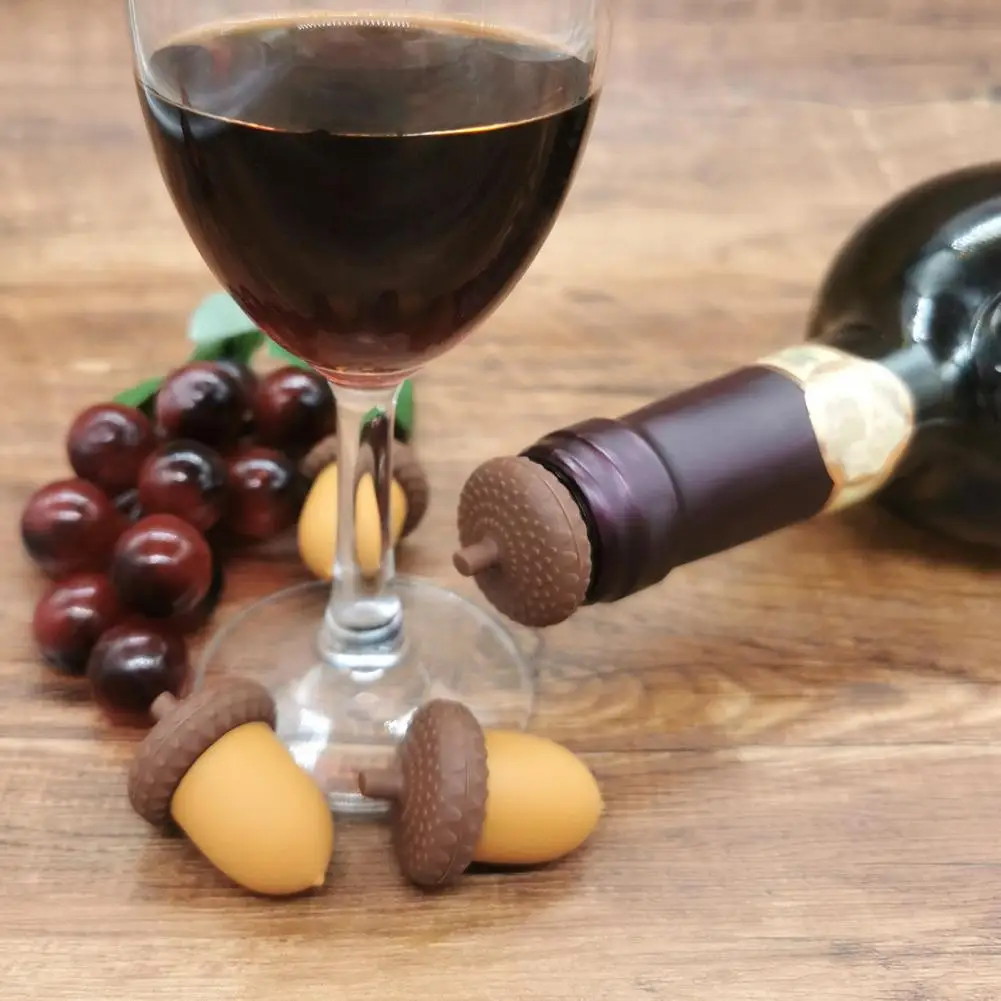 Wine Caps Attractive Multifunctional Wine Beverage Bottle Stopper Decor No Odor Wine Bottle Stopper Household Supplies