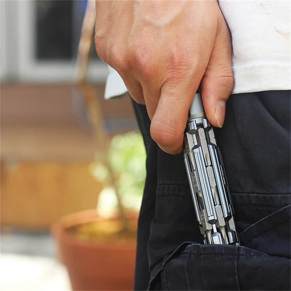 Imagem -03 - Steel Screwdriver Grupo Ferramentas Manuais de Reparo Profissional Boost Edc com Haste de Extensão para Qualquer Cena Mobiliário e Casa 20 em Novo s2