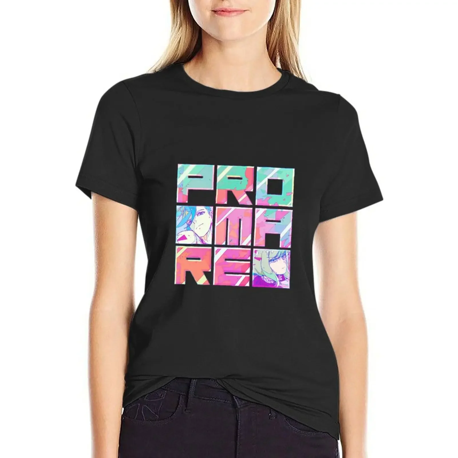

PROMARE original design Lio + Galo T-Shirt aesthetic clothes sweat cute tops plain t shirts for Women