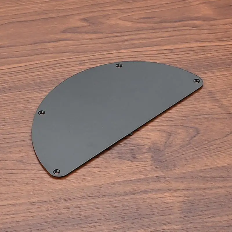 Bass Cavity Cover Back Plate for Electric Guitar Bass Playing Parts, Black Color 