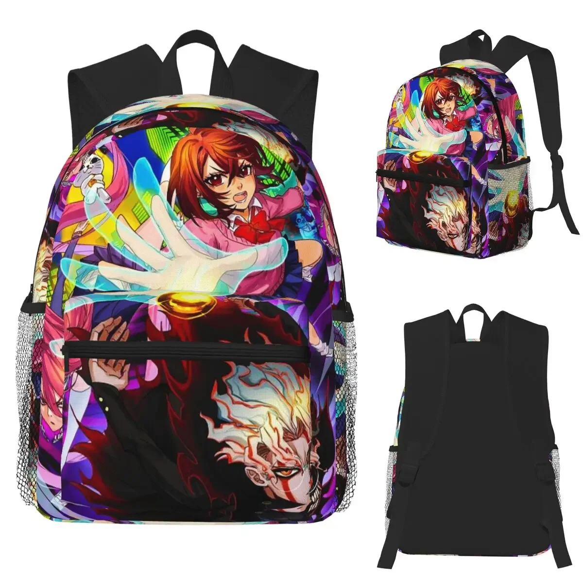 

Dandadan Student Backpack School Bag Hiking Travel Daypack for Boys Girls Fashion Bookbag Shoulder Bags