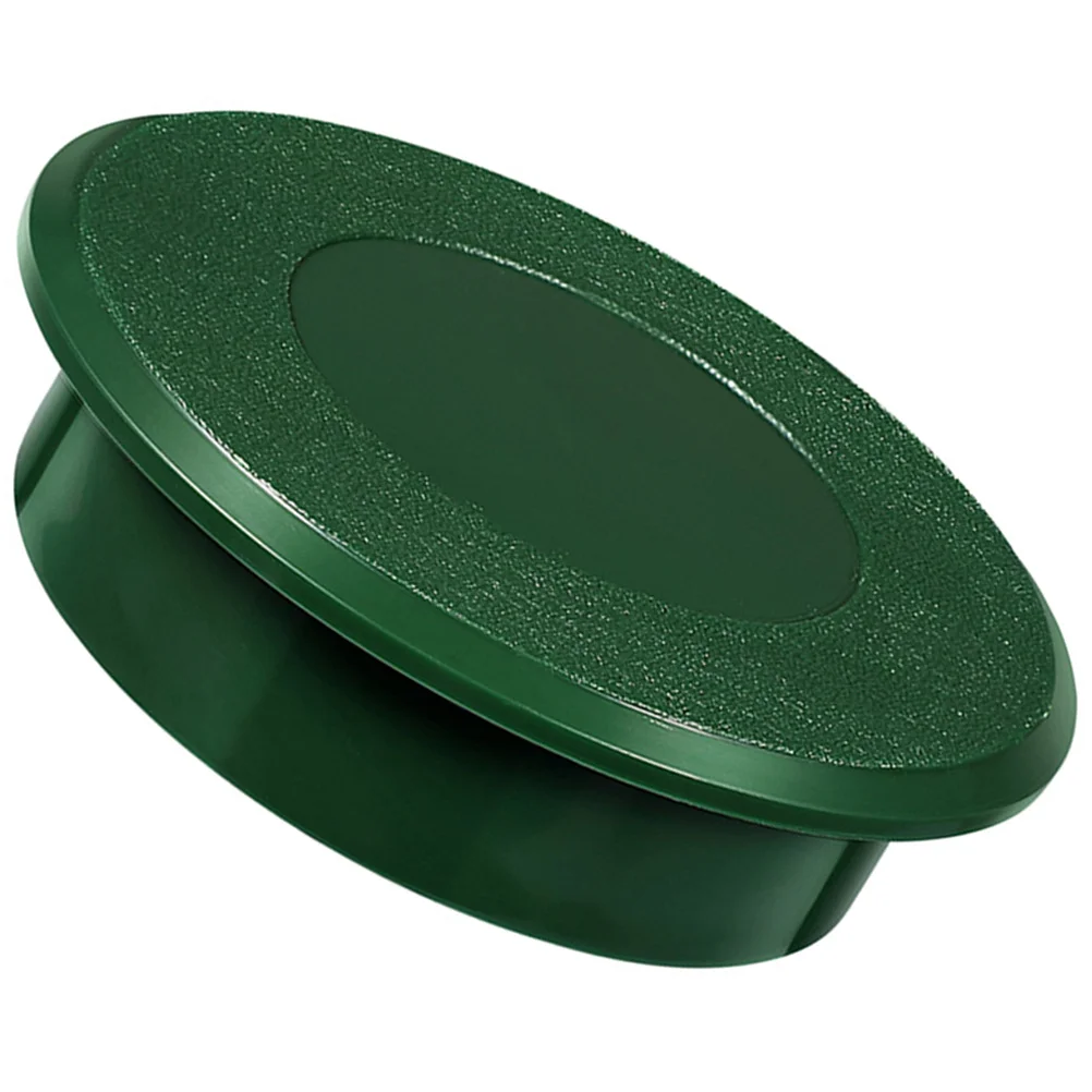 Cubierta de taza con agujero verde para Golf, cubiertas de Golf, herramienta práctica de Golf, suministros de entrenamiento, tapa de plástico para Putter al aire libre