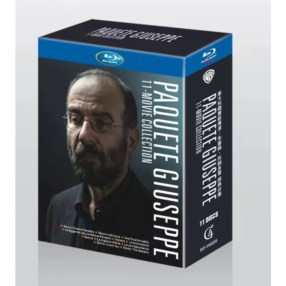 Brand New BD Blu-ray High Definition Collection of Giuseppe Tornatore’s Films 11-Disc Set Italian English and Mandarin Audio