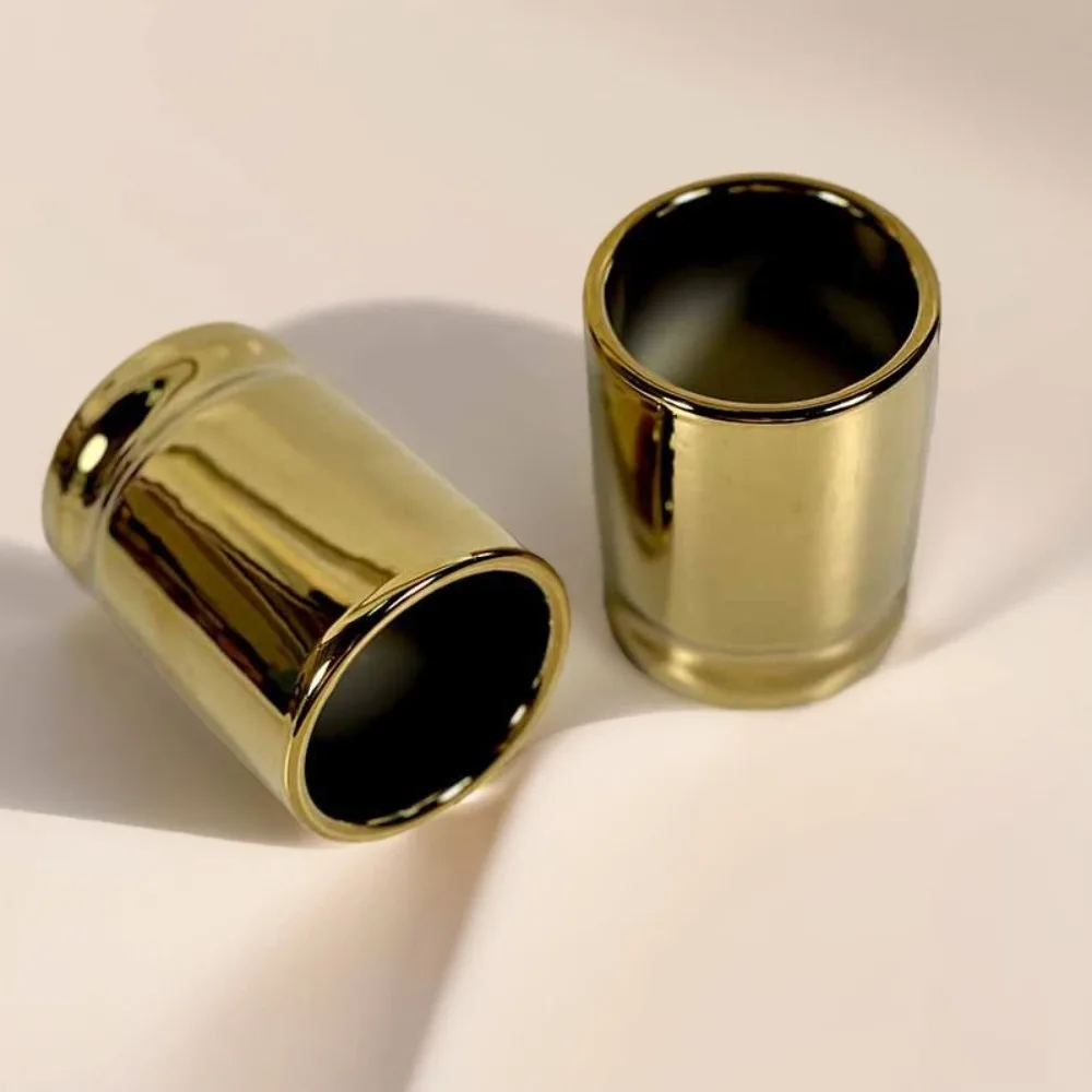 3 oz Cartridge Case Cup Barware Plastic Gold Wine Cup Anti-fall Liquid Cup Nightclub