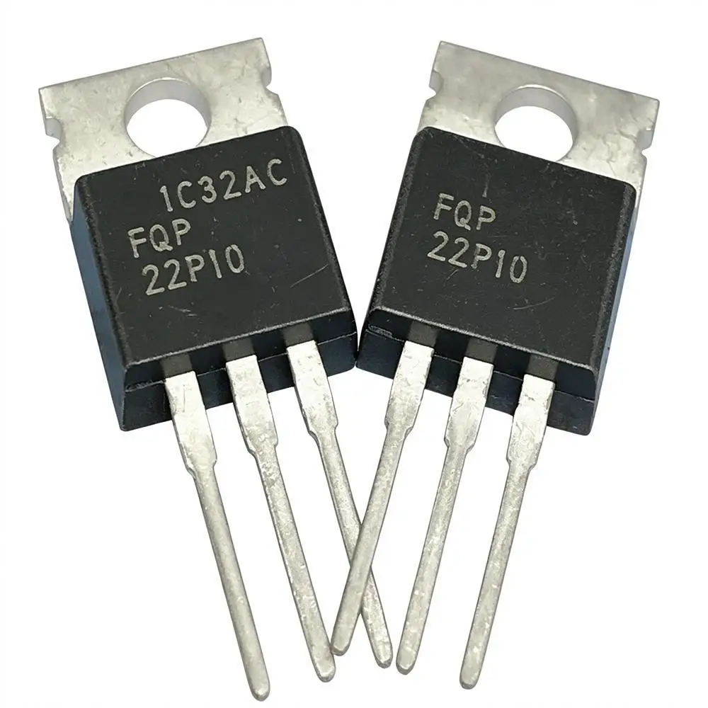 5PCS FQP22P10 100V 22A C1307 2SC1307 70V 8A RFP10P15 -10A -150V G23N60UFD SGP23N60UFD 600V 12A BTS410G2 TF9N70 AOTF9N70 700V 9A