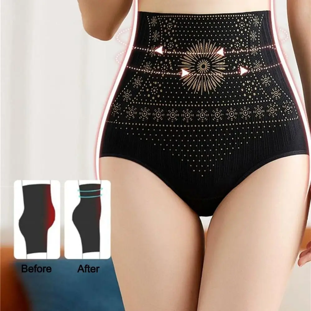 

Gifts High-waisted Tummy-controlling Panties Plus Size Seamless Waist-cinching Underwear Underwear Tummy-controlling Pants