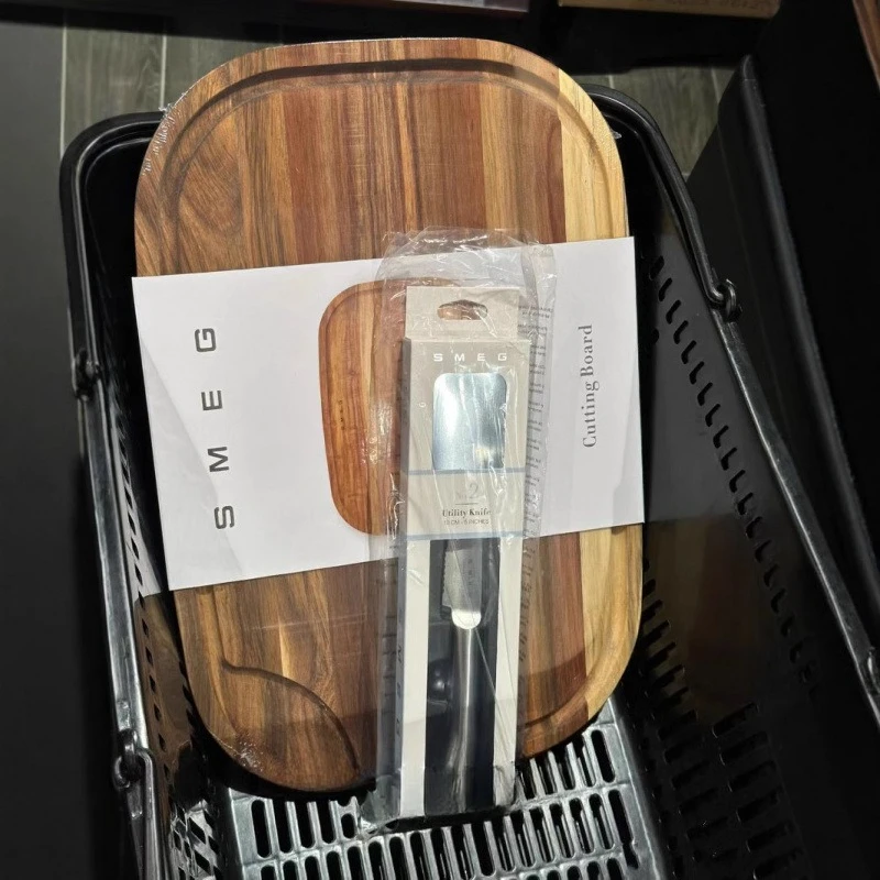 

Italian Brand Solid Wood Rectangular Chopping Board Household Cutting High Quality Kitchen Supplies Acacia Wood Sticky Board