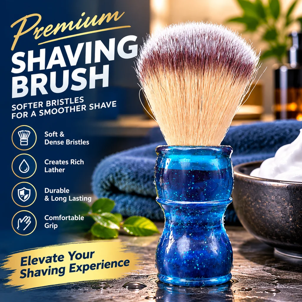 22mm Color Handle Tuxedo Shaving Brush Wet shave Men Beard Kits