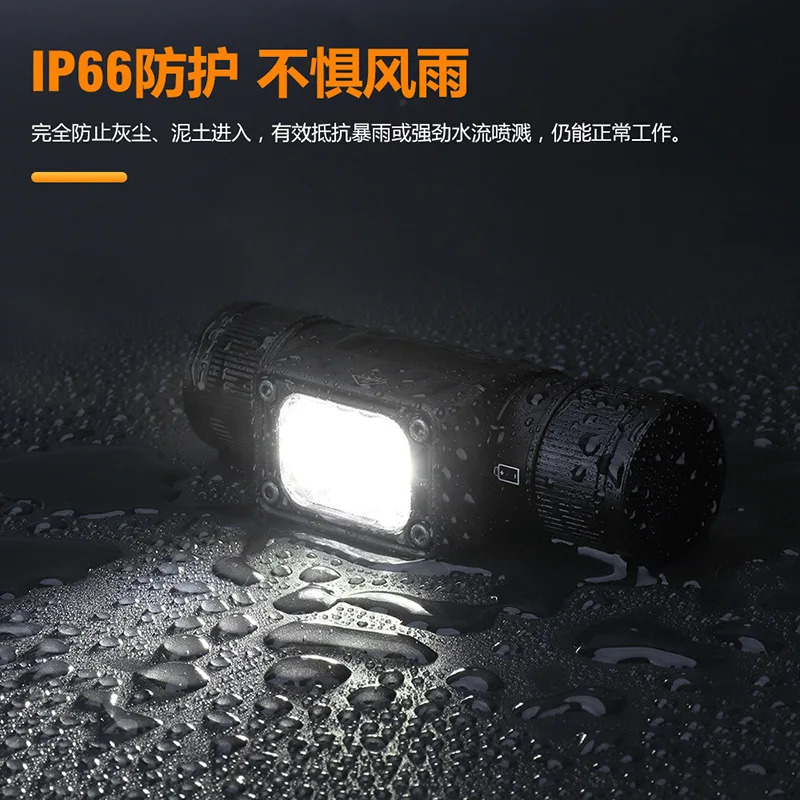 New4LEDHeadlight Strong Light Head-Mounted Flashlight Rechargeable Outdoor Camping Hiking off-Road Lighting Lamp Night Fish Luri