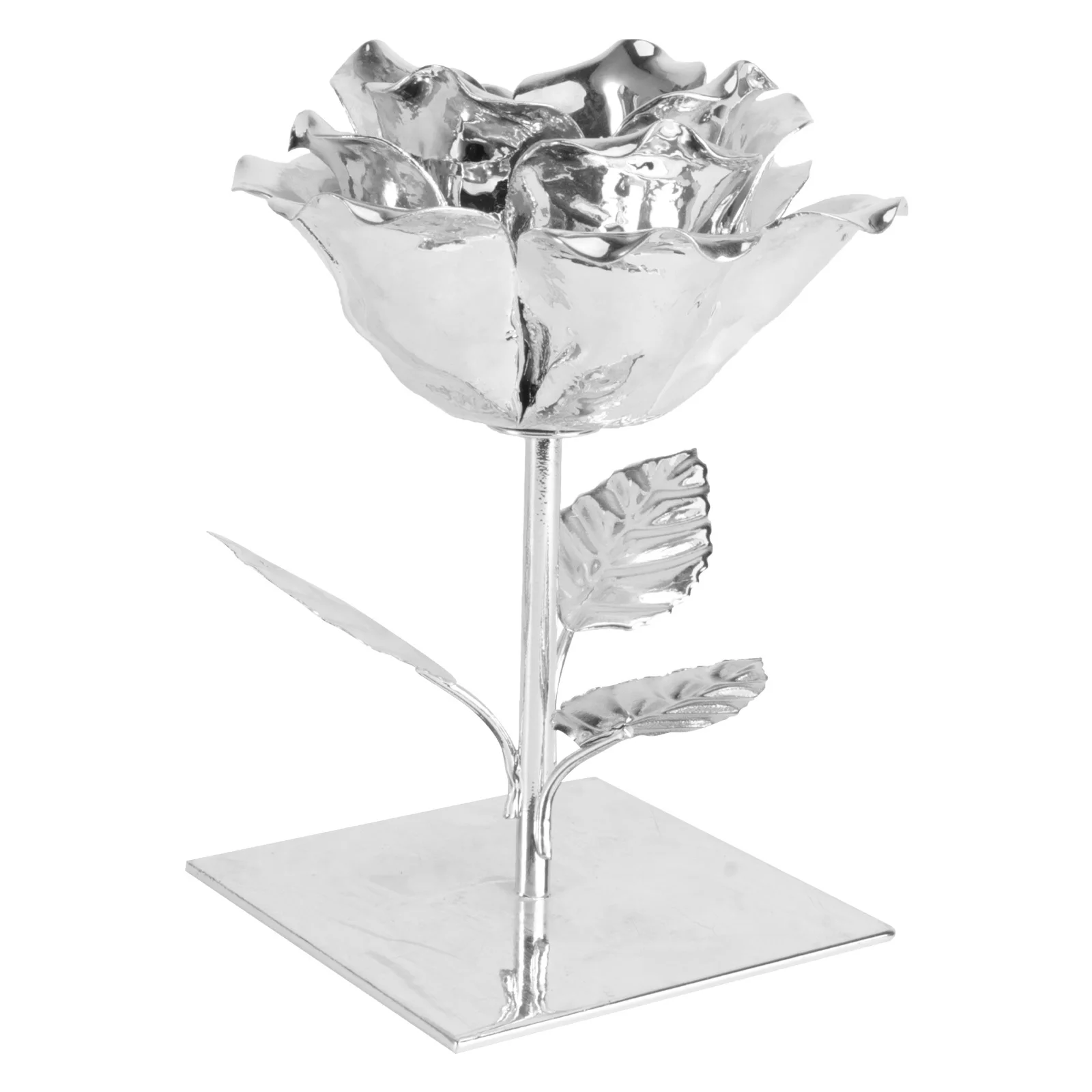 حامل فني حديدي على شكل زهرة وردية حامل شمعدان ديكور لسطح المكتب للمطبخ والحديقة والشرفة وحفلات الزفاف #3