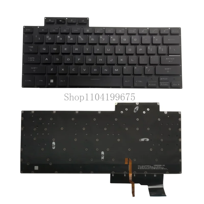 

Клавиатура для ASU-S ROG Zephyrus M16 GU604 GU604VY GU604V, черная, США, Великобритания, с подсветкой