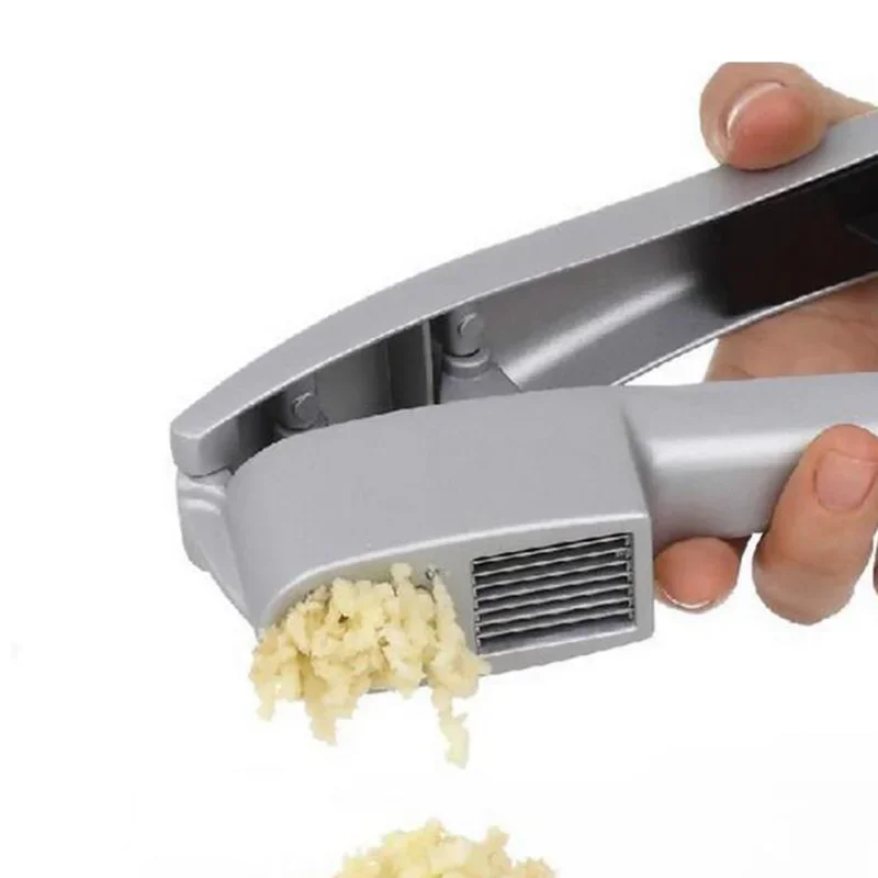 Multifunctional Garlic Press Garlic Chopper Zinc Alloy Garlic Slicer Crusher Peeler Manual Kitchen Hacking Gadgets