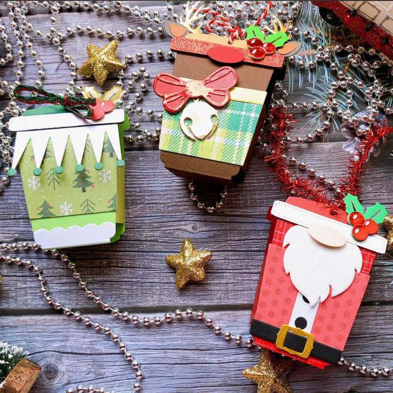 KLJUYP Weihnachts-Kaffeetasse Metall-Stanzformen Schablonen für DIY Scrapbooking/Album Dekorative Prägung DIY Papierkarten – Detail 1