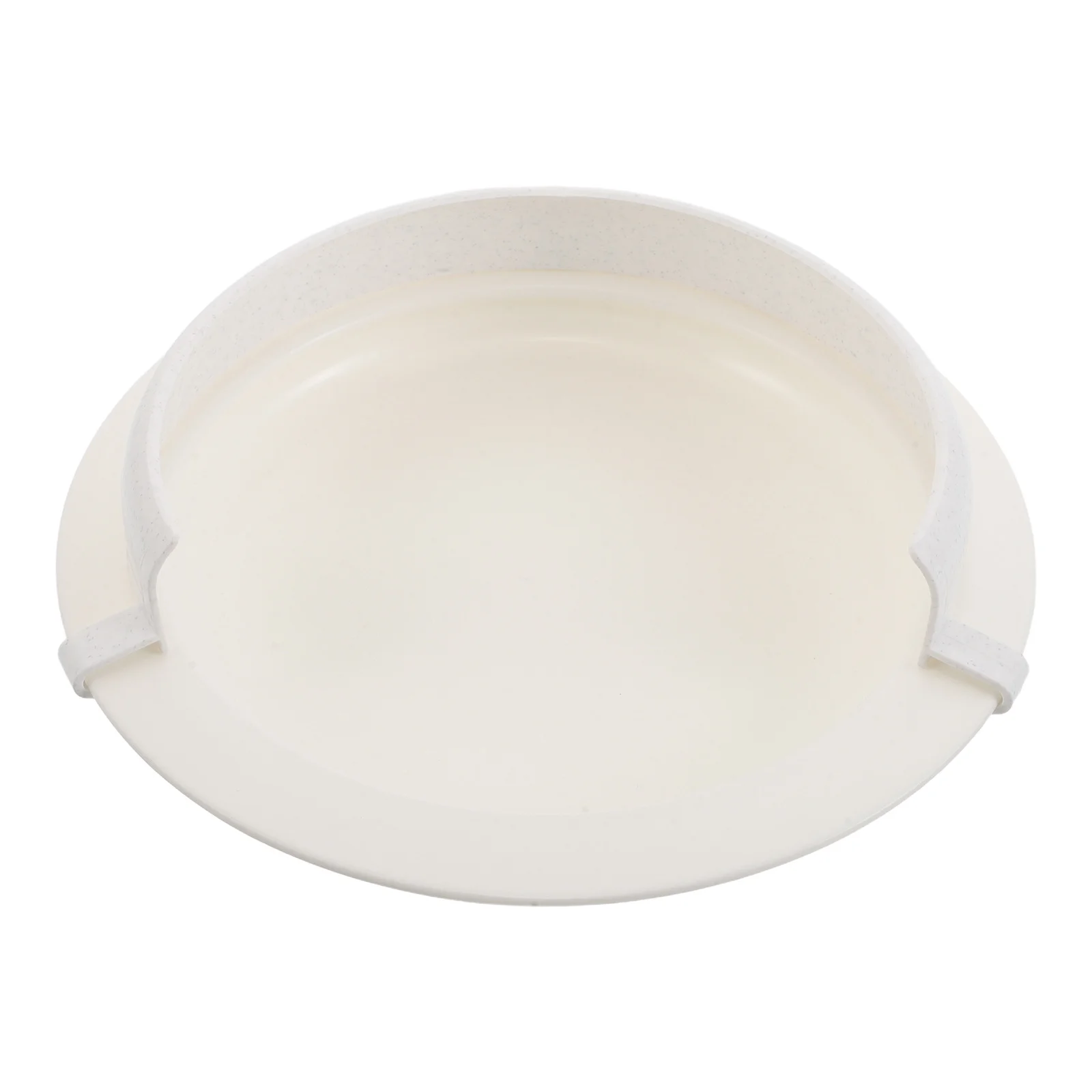 

Clip-on Plate Guard for Wheelchair Users 6 Inch White Adaptive Self Feeding Aid for Disabled Adults Scooping Spill-Proof Dining