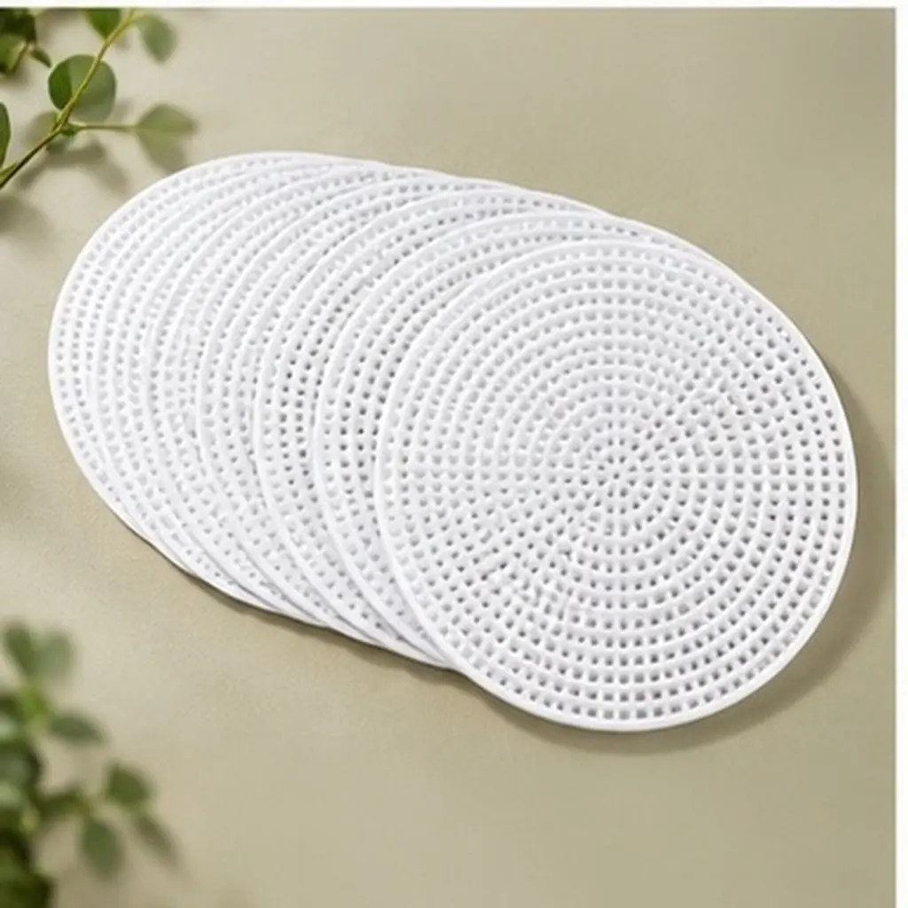 15Pcs Plastic Canvas Sheets for DIY Craft Projects Mesh Sewing Grid Sheets for Cross Stitch Quilting Crochet Handmade Tote Bags