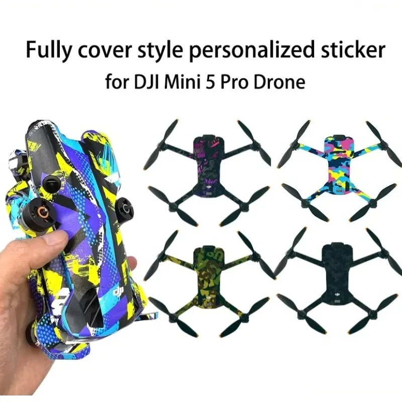 

For DJI Mini 5pro Drone Decals Remote Control RC 2/RC-N3 PVC Protective Film For MINI 5 PRO Anti-scratch Skins Sticker Accessory
