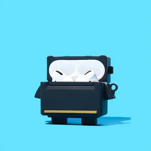 Imagen 2 del producto Funda de auriculares Retro 3D para Airpods 1, 2, 3, 4 Pro 2, caja para auriculares inalámbricos, controlador de juego de cámara, funda protectora de silicona suave