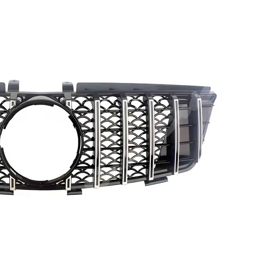 Front Grid Grille Stoßstange Grill Tuning Zubehör Für Mercedes Benz ML W164 2005-2011 ML300 ML350 ML500 ML550 GT diamant Stil – Detail 13