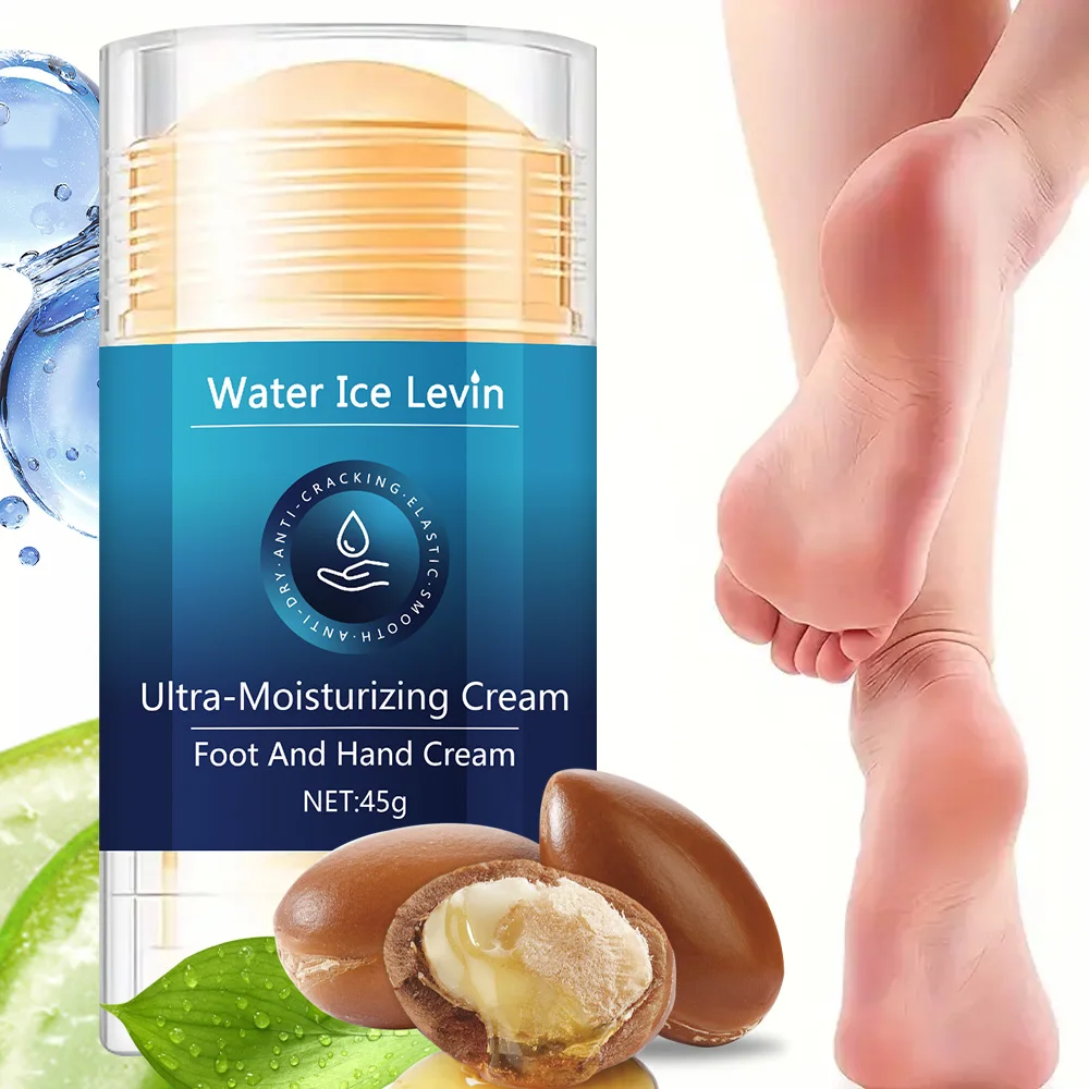 Ultra Moisturizing Cream Hand Foot Repair Shea Butter Hyaluronic Acid Glycerin. Water Ice Levin Deep Nourishment.