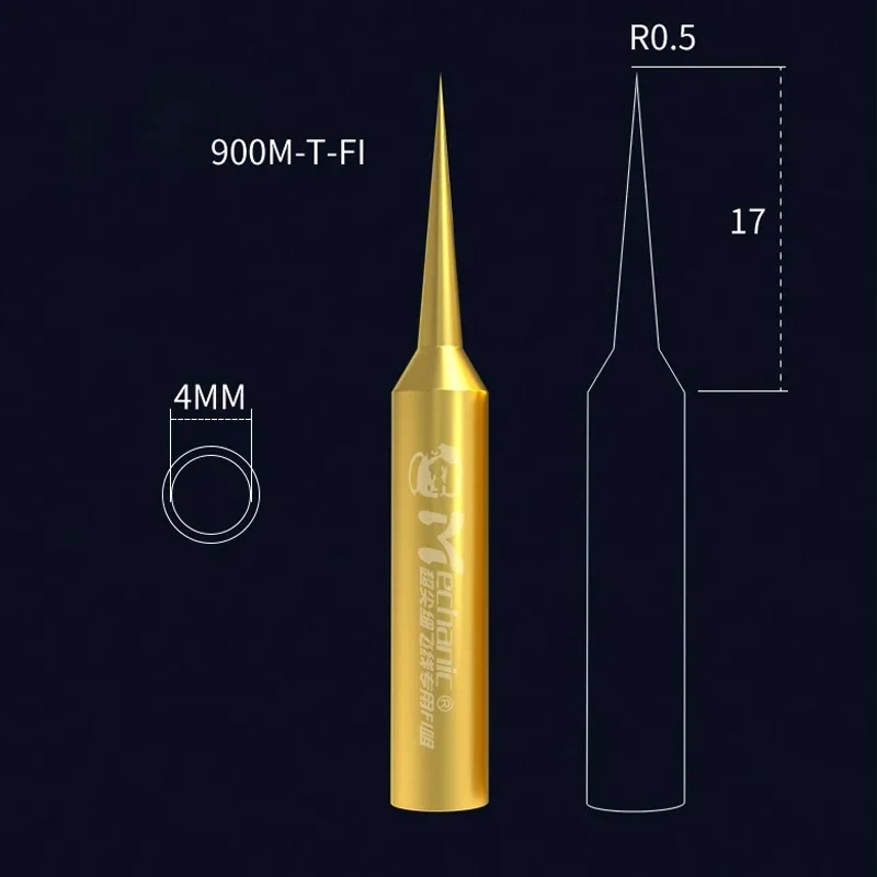 기계식 플라이 라인 팁 전문 순동 용접 헤드, 936 납땜 스테이션용 특수 납땜 팁, 내구성 다리미 팁