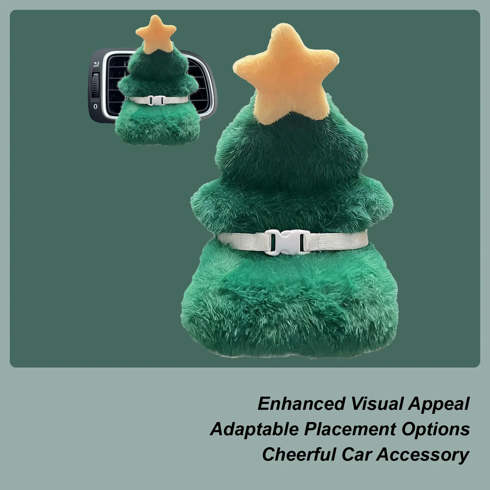 

Car Air Vent Clips Christmas Cute Automotive Decor Christmas Tree Doll Sofa Car Air Vent Clips For Vehicle Truck SUV Driver