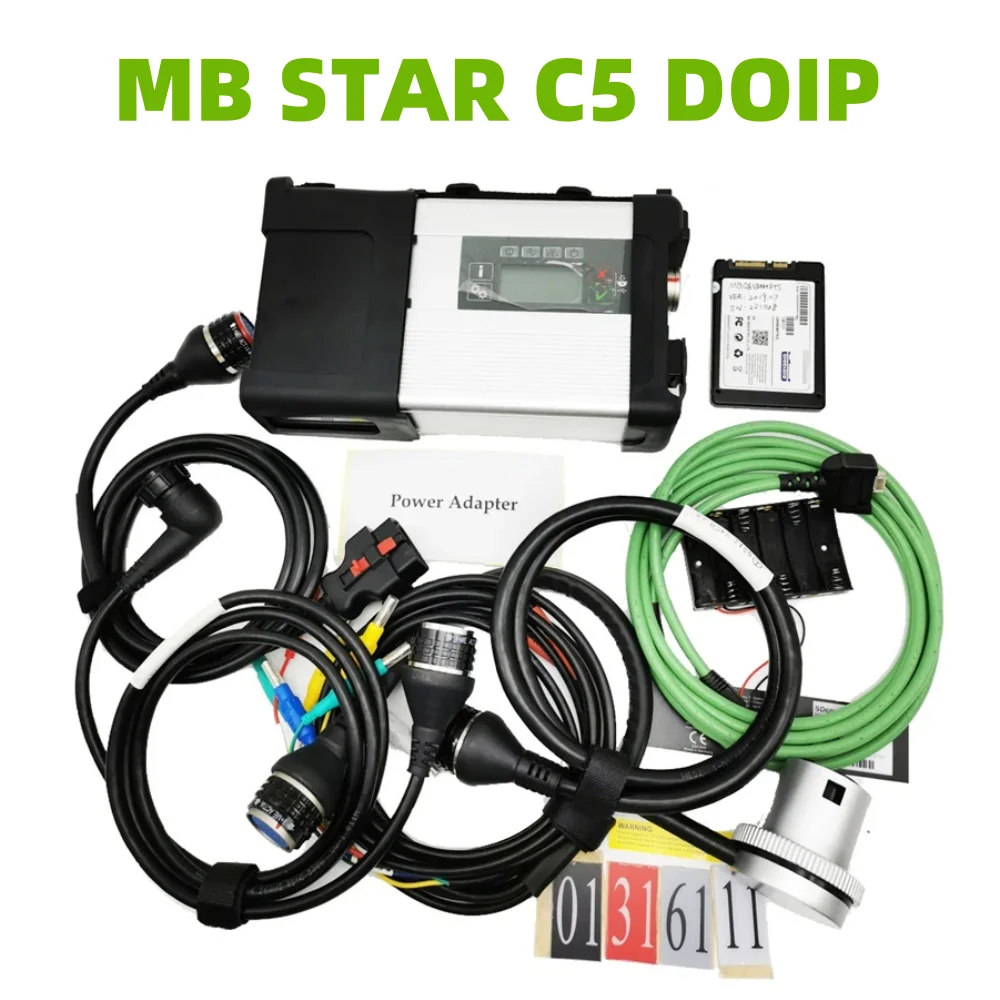 

New Edition V2024.03 MB Star C5 PLUS DOIP Diagnosis Tool with Cables WiFi And DOIP C5 Function doip