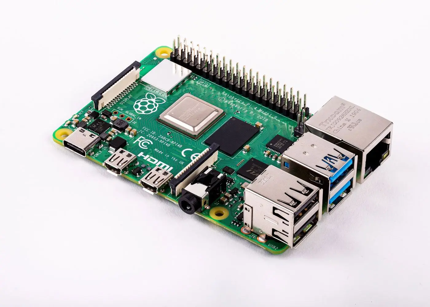 【Hot Sale】Raspberry Pi 4 Computer Model B, Single Board Computer For Building Mini PC/Smart Robot/Game Console/Workstatio