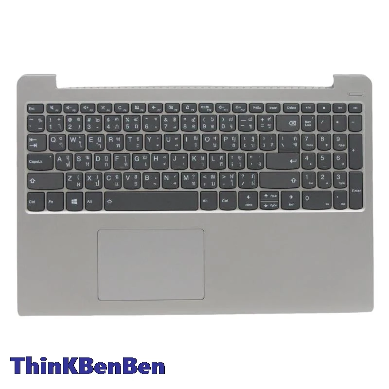 

TH Thai Platinum Grey Keyboard Upper Case Palmrest Shell Cover For Lenovo Ideapad 330S 15 15IKB 15AST 15ARR 5CB0R07285