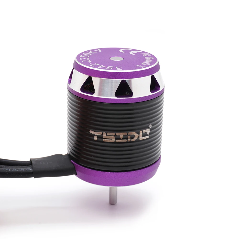 YSIDO 3542 1650KV 2250KV Brushless Motor 80A ESC Combo 3.175mm Shaft For 1/12 1/10 AXIAL SCX10 Traxxas TRX-4 Tamiya RC Crawler