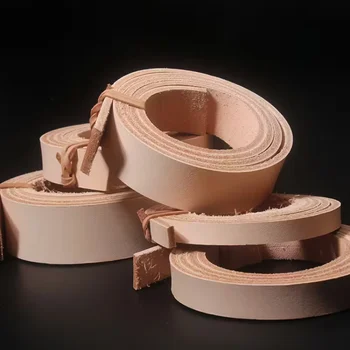 Original Color, Natural Color, First Layer Cowhide, Vegetable Tanned Leather, 3.5mm Thick…