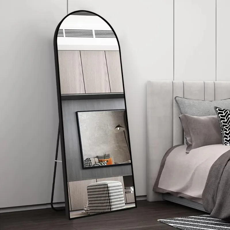 

40*150 Large Aluminum Alloy Full-body Mirror Floor Mirror Bedroom Living Room Mirror