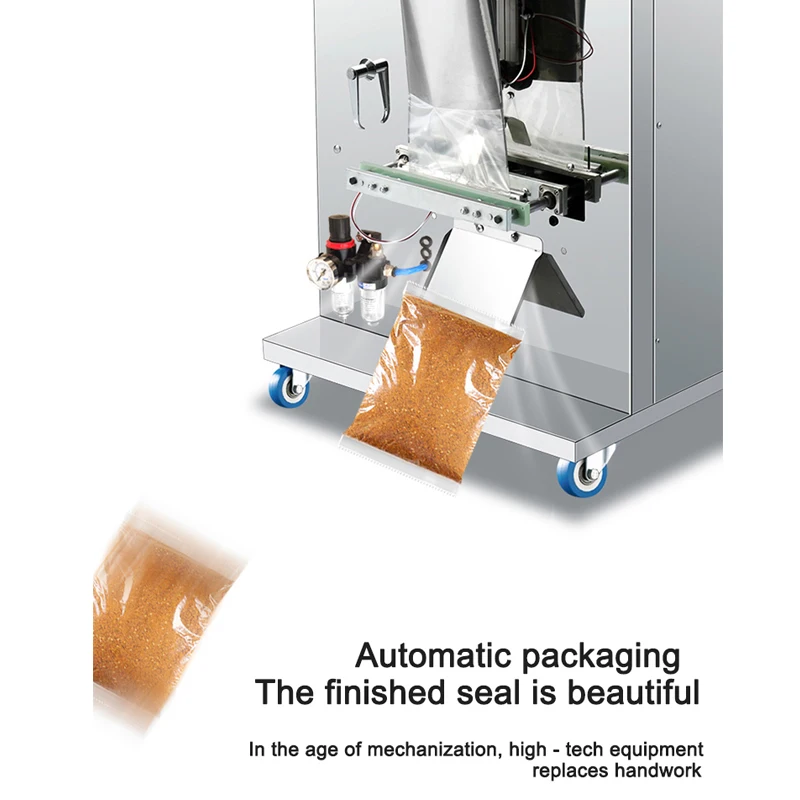 

Small 1-100G/ 2-200G Automatic Packaging Machine Electric Double Weighing Sealer For Granular Powder Snacks Quantitative Filling