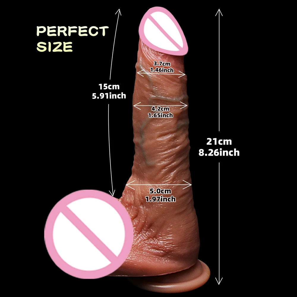 Sex Toys Thrusting Dildo Vibrator 3 in1 Heated Realistic Dildo with 360° Rotation for Clit G Spot Anus Vagina Orgasm Stimulation