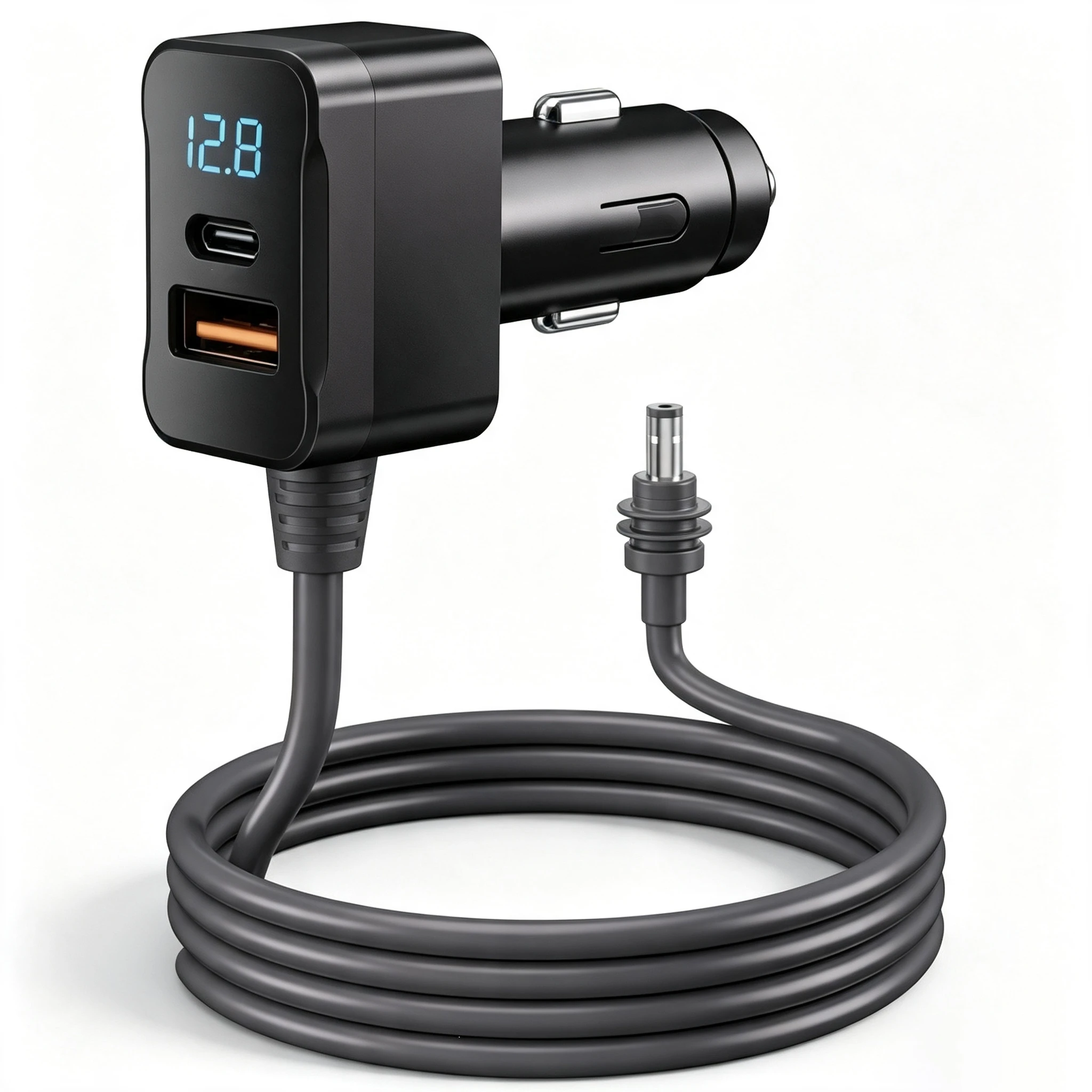 12/24V Car Charger With DC Connector For Starlink For Car Trucks For RVs Car Phone Charger 3 Meters Cable