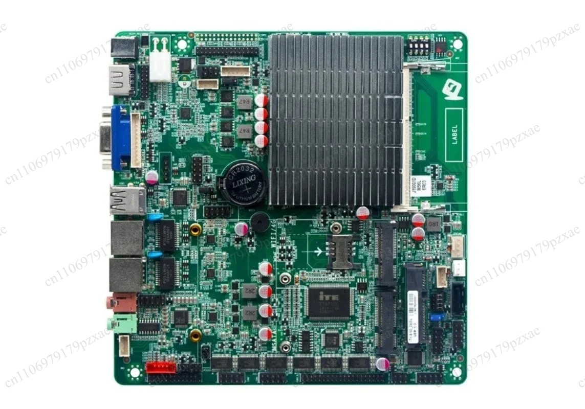 All In One Bay Trail Platform Motherboard, Celeron J1900 Quad Core, Fanless Mini ITX, Support Windows 7/8/10 & Linux System